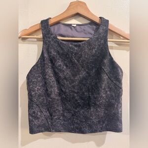 Lululemon Athletica Black Purple Gray Sports Bra